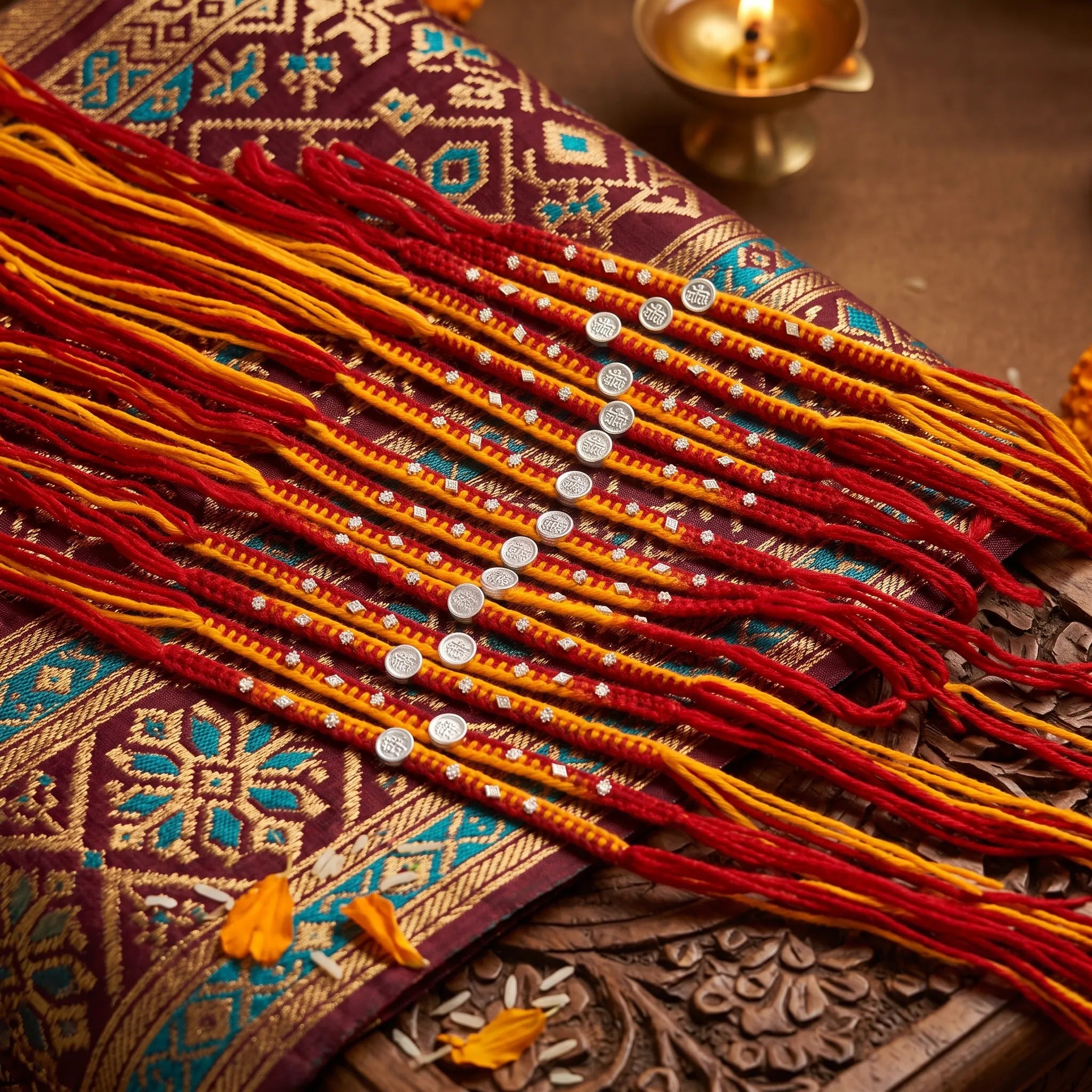 Silver Veera Rakhi