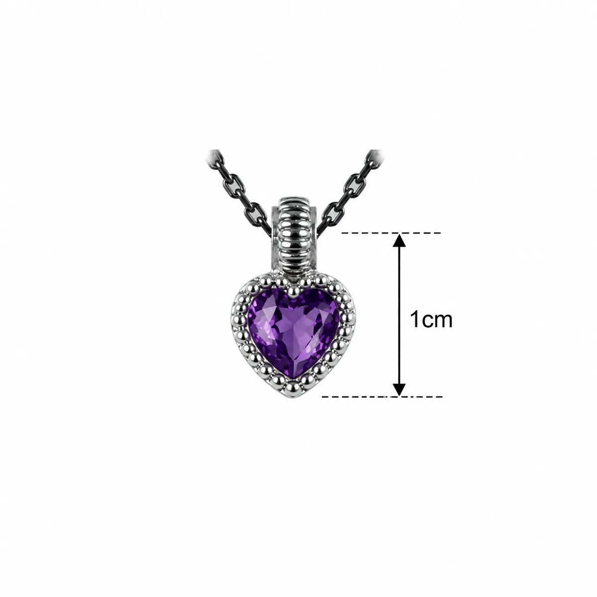 Silver Heart Chain Pendant