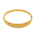 Marvel Silver 9K Gold Honeycomb Mesh Designer Kada for Girls