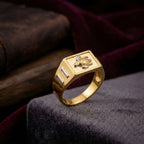 Marvel Silver 9K Gold Two-Tone Turtle Signet Ring for Boys and Men