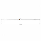 Marvel Silver adjustable silver anklet for women with colorful peacock design and extension chain
