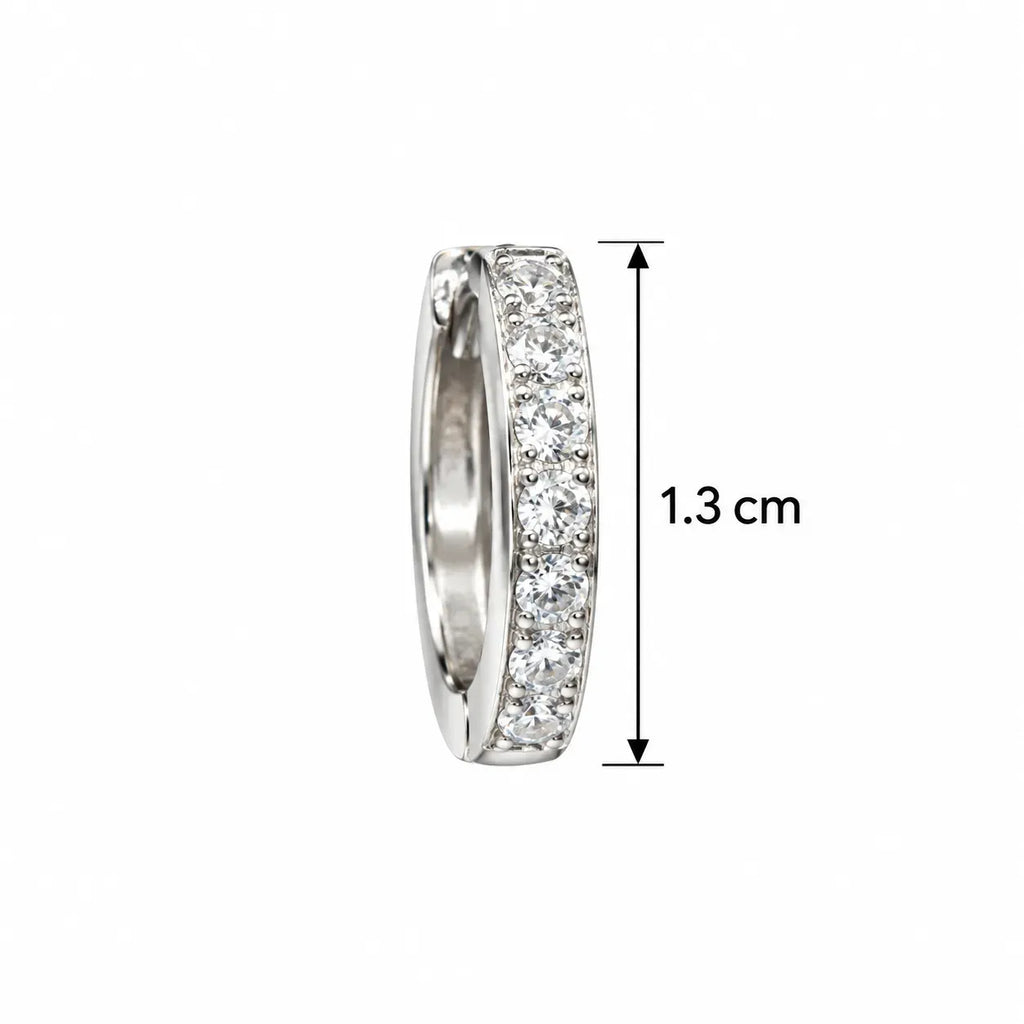 Marvel Silver Eternal Spark Stone Silver Hoop Earrings for Women and Girls