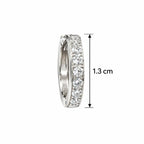 Marvel Silver Eternal Spark Stone Silver Hoop Earrings for Women and Girls