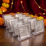 ( 10 PCS ) Ganesh Lakshmi Silver Religious Frame