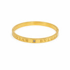 Marvel Silver gold-plated engraved crystal bangle kada featuring a minimalist design with a sparkling center crystal and secure hinged lock, perfect for women and girls for daily wear, office wear, parties, weddings, festive occasions, and gifting.