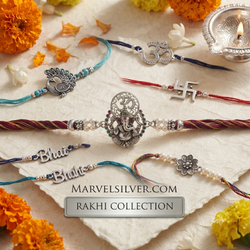 Silver Rakhi