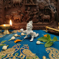 Silver Bal Krishna Murti Laddu Gopal Crawling Idol for Home Mandir and Pooja – Marvel Silver