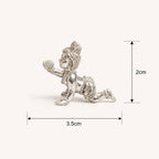 Silver Bal Krishna Murti Laddu Gopal Crawling Idol for Home Mandir and Pooja – Marvel Silver