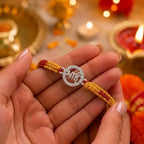 925 Sterling Silver Bhai Rakhi for Brother
