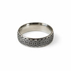 Marvel Silver Celtic knot pattern silver band ring for men with 2.4 cm size