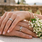 Silver Forever Love Couple Rings for Him and Her – Marvel Silver