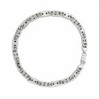 Marvel Silver S925 geometric link bracelet for men with triangle detailing