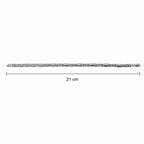 Marvel Silver S925 geometric link bracelet for men with triangle detailing
