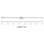 Silver_Green_Bow_Design_Silver_Bracelet_for_Women_2