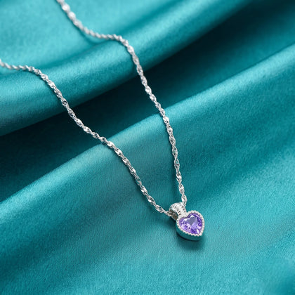 Silver Heart Chain Pendant