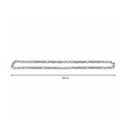 Marvel Silver leaf link silver chain for men with textured coil connectors