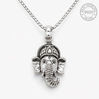 Marvel Silver Lord Ganesha silver chain pendant for girls