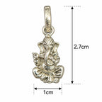 Silver Lord Ganesha Ganpati Pendant Only – Marvel Silver