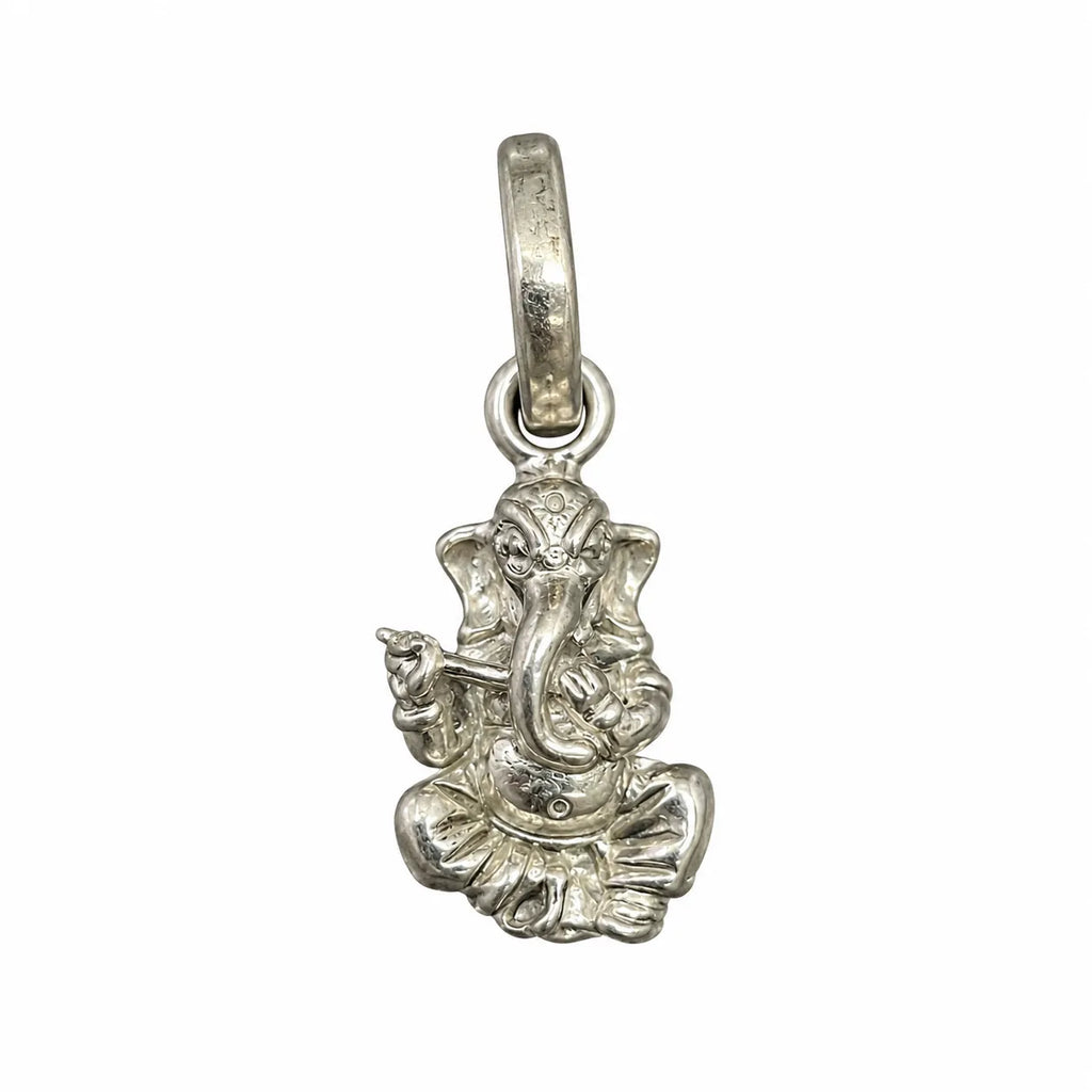 Silver Lord Ganesha Ganpati Pendant Only – Marvel Silver