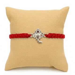Silver Lord Ganesha Rakhi