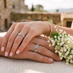 Silver Love Couple Rings with Decorative Heart Design – Marvel Silver