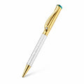 Marvel Silver luxury gold and silver ballpoint pen with textured barrel