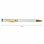 Marvel Silver luxury gold and silver ballpoint pen with textured barrel
