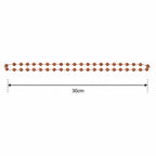 Silver Mini Rudraksha Chain Mala with Small Rudraksha Beads – Marvel Silver