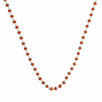 Silver Mini Rudraksha Chain Mala with Small Rudraksha Beads – Marvel Silver