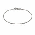 Marvel Silver minimal box chain bracelet for men with secure clasp