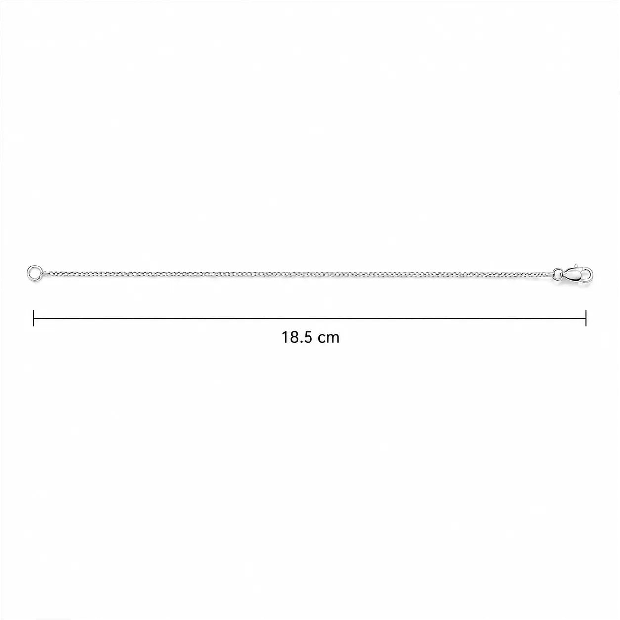 Marvel Silver minimal box chain bracelet for men with secure clasp