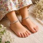 Marvel Silver Multicolor Baby Payal