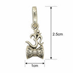 Silver Om Damru Spiritual Pendant Only – Marvel Silver
