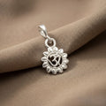 Silver Om Sunflower Spiritual Pendant Only – Marvel Silver