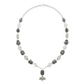 Marvel Silver Oxidized Necklace