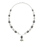 Marvel Silver Oxidized Necklace