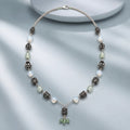 Marvel Silver Oxidized Necklace