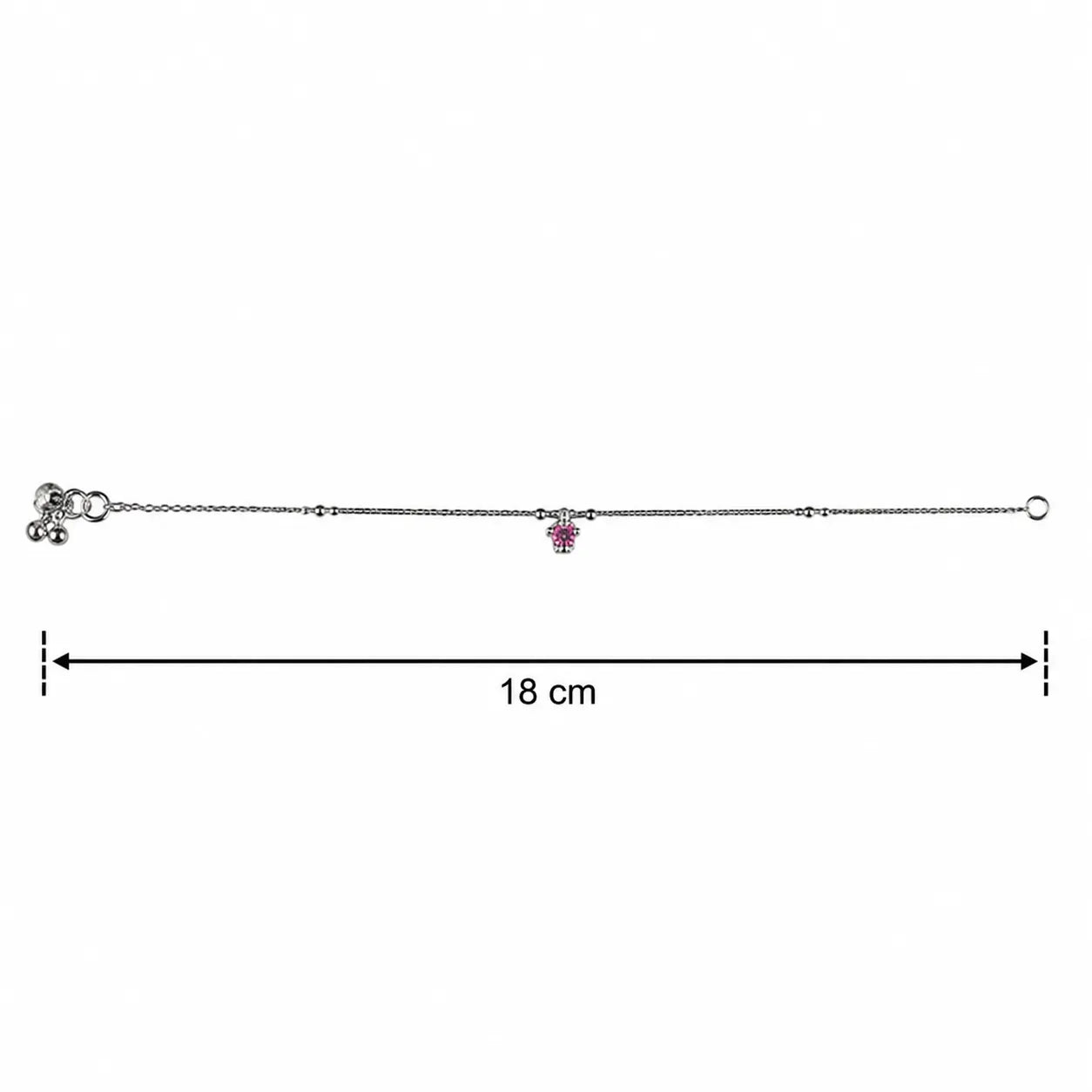 Marvel Silver Pink Butterfly Baby Payal