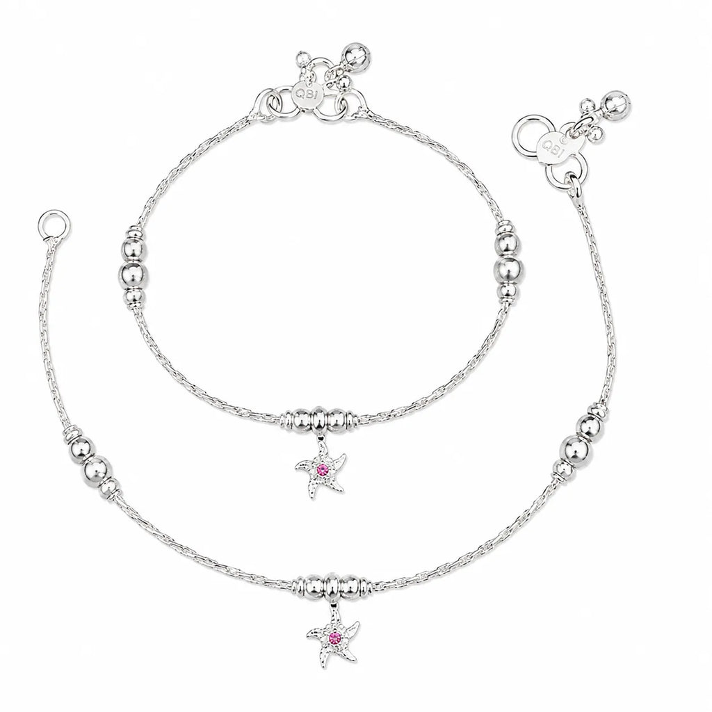 Marvel Silver Starfish Baby Payal