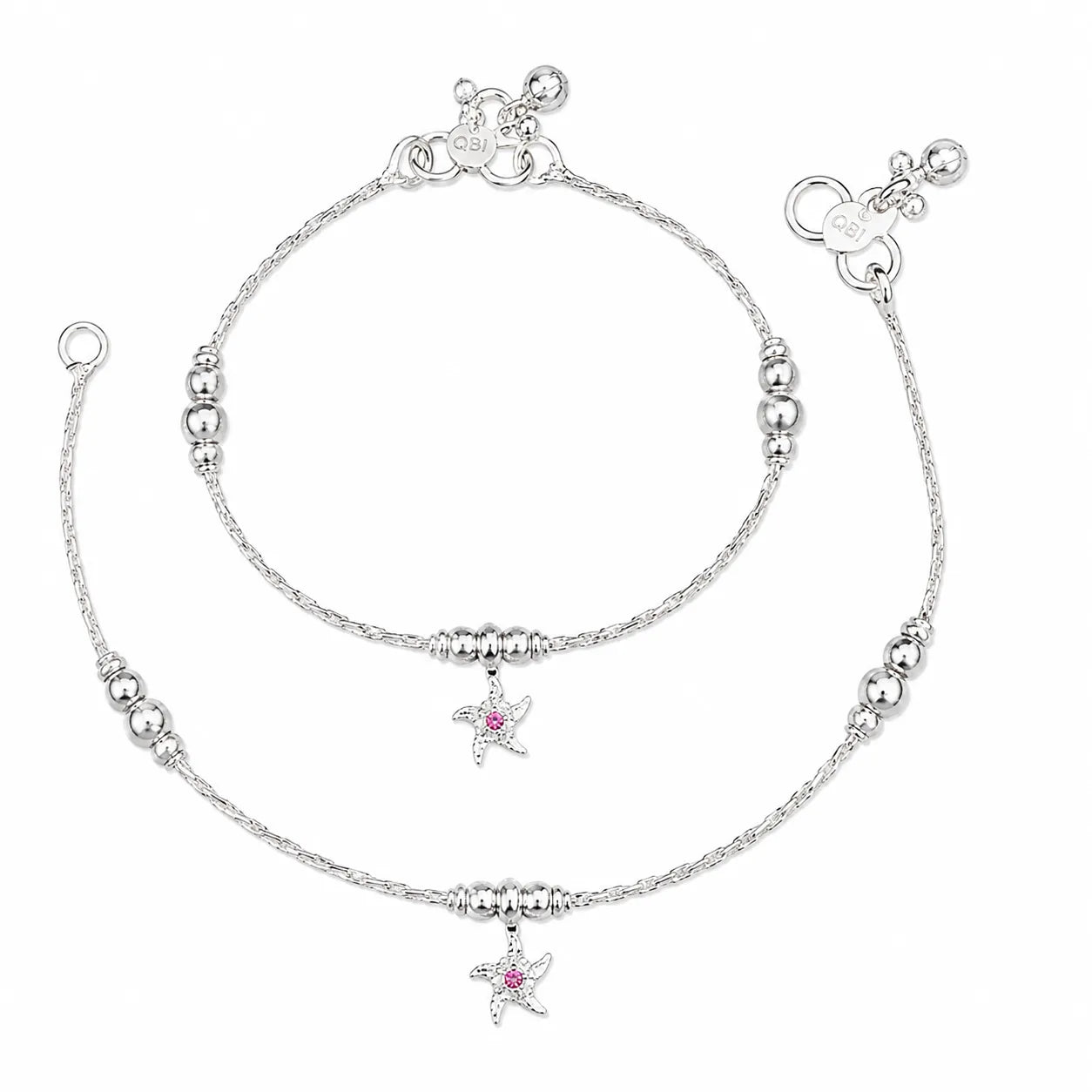 Marvel Silver Starfish Baby Payal
