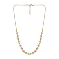 Marvel Silver Green Bead Necklace