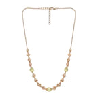 Marvel Silver Green Bead Necklace