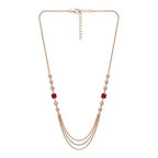 Marvel Silver Layered Necklace