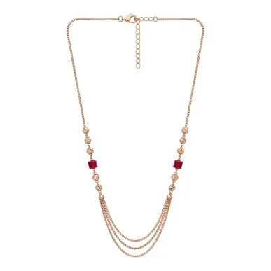Marvel Silver Layered Necklace