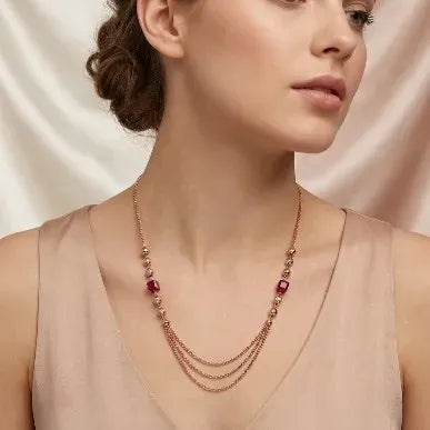 Marvel Silver Layered Necklace