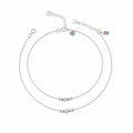 Marvel Silver Adjustable Baby Anklet