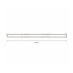 Marvel Silver textured silver link chain for men with interlocked connector design