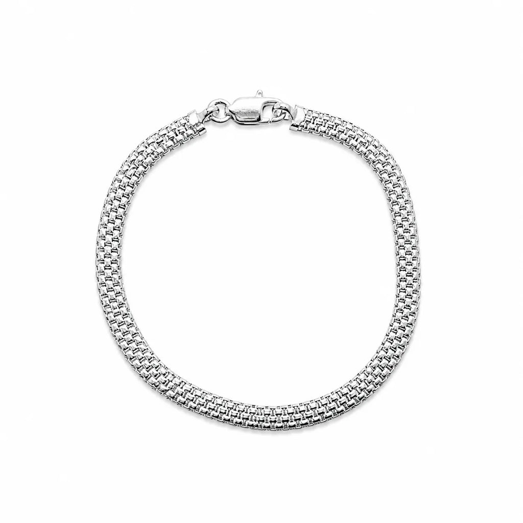 Marvel Silver triple chain silver bracelet for men with structured interlinked design and secure clasp