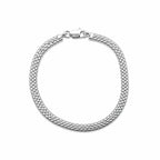 Marvel Silver triple chain silver bracelet for men with structured interlinked design and secure clasp