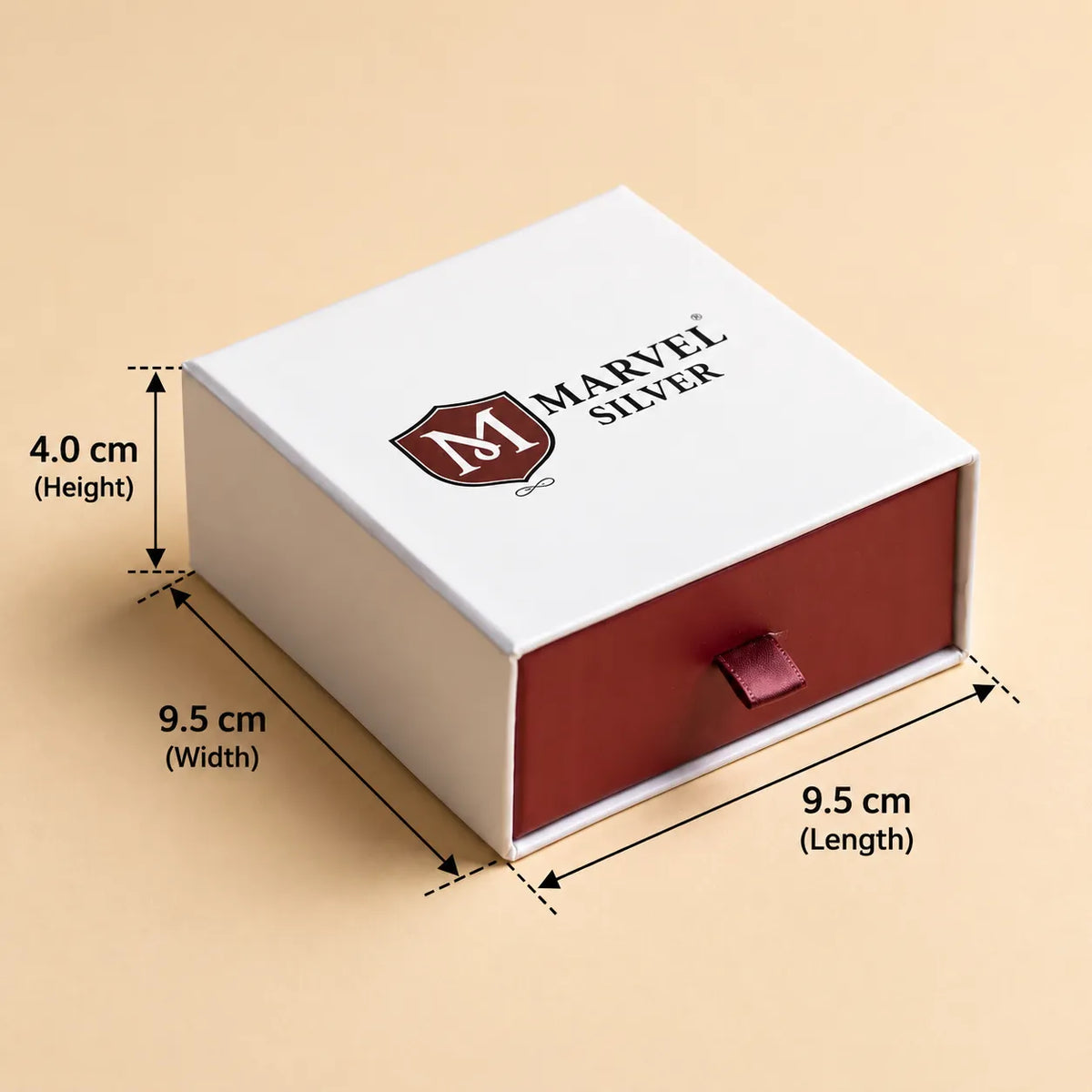 Eco-Friendly Kraft Paper Jewelry Box